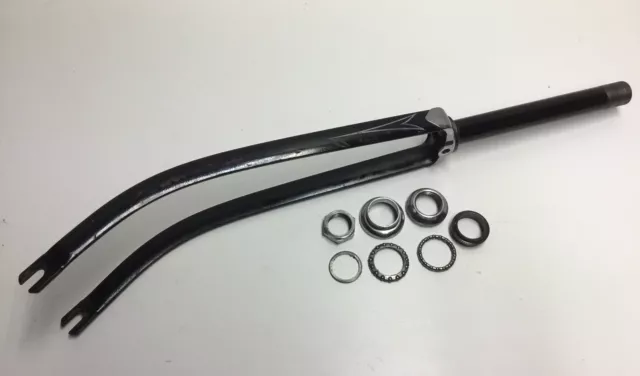 Vintage Schwinn 26” 1 3/8” Lightweight Bicycle Fork Racer Tall Frame Black