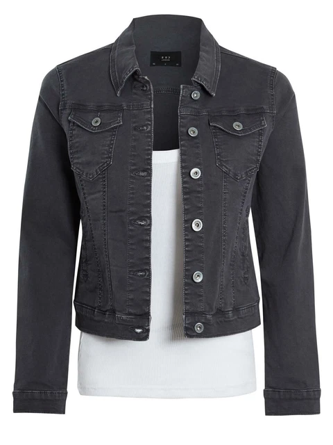 Womens denim jacket size 14 sales