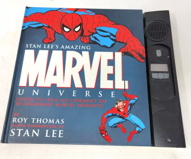 Stan Lee Amazing Marvel Universe ~ Hardcover With Audio Spider-Man Roy Thomas