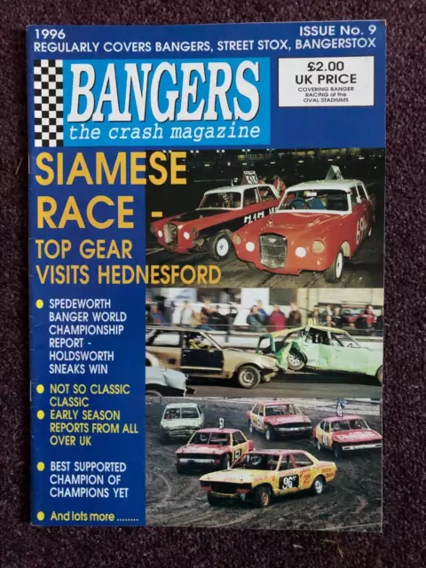 Stock car Banger racing magazine Bangers the crash magazine No.9 1996