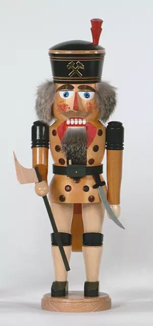 Nußknacker Bergmann Steiger Höhe= 42cm NEU Weihnachten Seiffen Nutcracker Nüsse