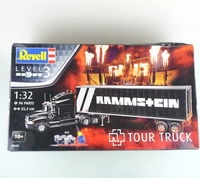 REVELL LKW BAUSATZ TOUR TRUCK RAMMSTEIN 1:32 Länge:55,4cm ungebaut in ...