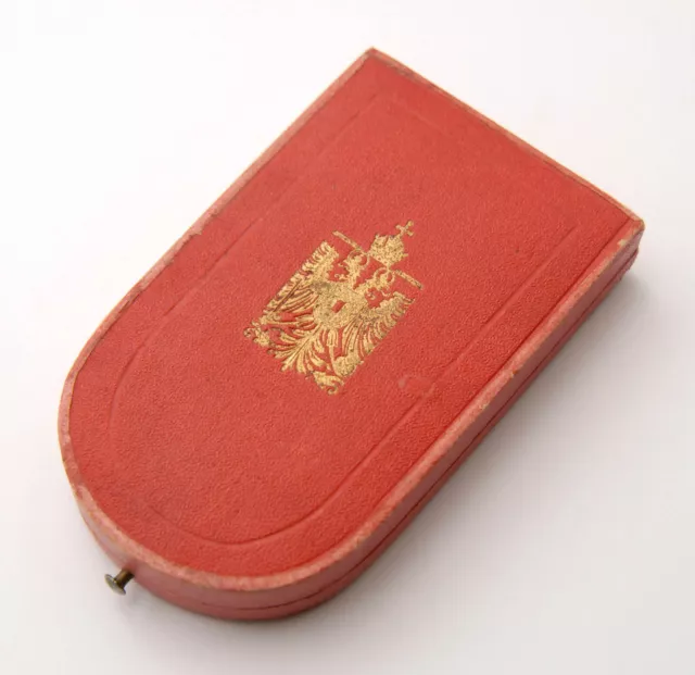 K.u.k. Militärdienstzeichen Etui,Offizier,Orden,kuk military service cross case