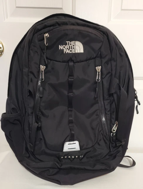 The North Face Surge II Padded Laptop Bag Black Unisex Backpack