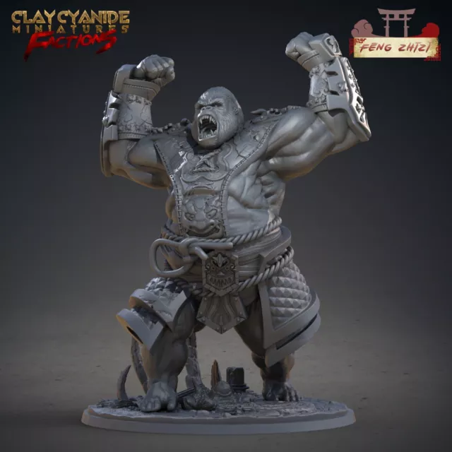 Géant Singe Unglaublicher Kong Miniature Roi Ape pour RPG Wie D&d 5e Pathfinder