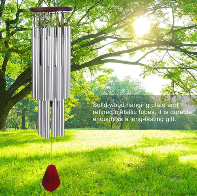 Large Deep Tone Windchime Chapel Bell Wind Chimes Outdoor Garden Home Decor AU