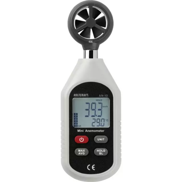 VOLTCRAFT AN-10 Anemometer 0.3 bis 30 m/s Magnet-Flügelrad