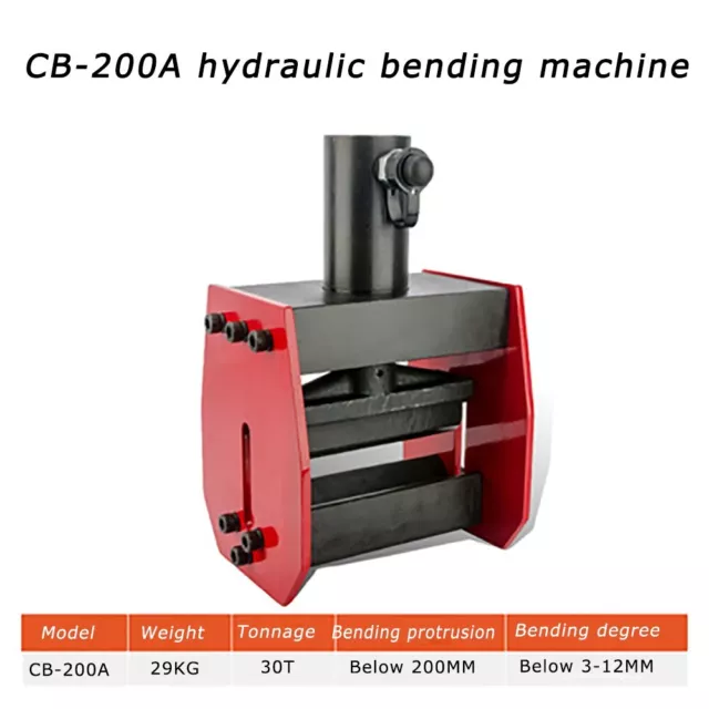 20T CB-200A Hydrauilc Busbar Bender Copper Bending Tool for 12mm max of sheet