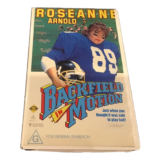 RETRO/RARE/VHS: “BACKFIELD IN Motion” Rosanne Arnold £11.03 - PicClick UK