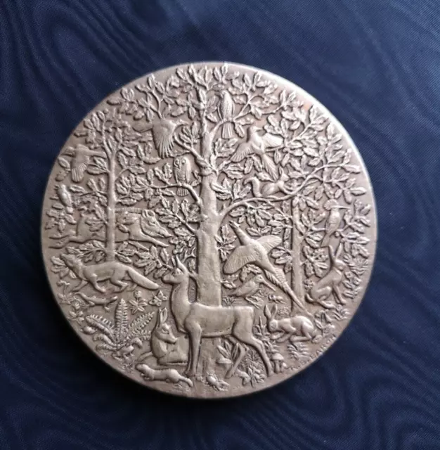 Médaille en Bronze 150 ans du code forestier ( Baron Roger Bertrand )