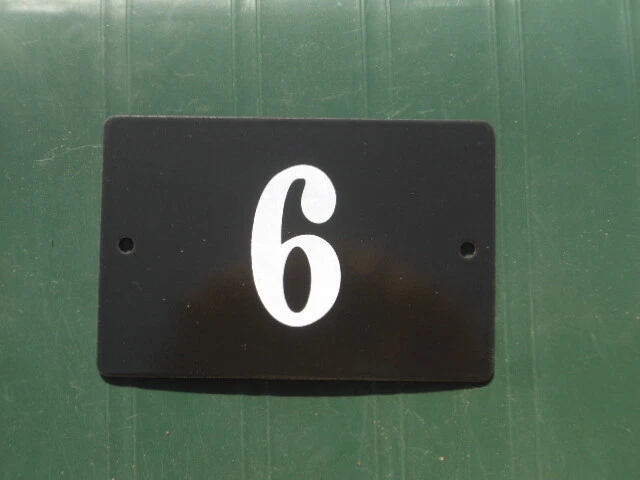 ANCIENNE PLAQUE EMAILLEE NUMERO DE RUE MAISON 85 EUR 24,90 - PicClick FR
