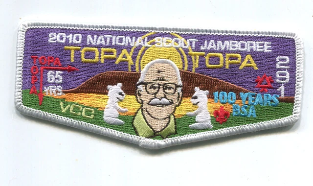 Oa Flap From Lodge  291 - Topa Topa - 100 Years-Bsa