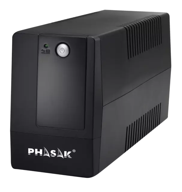 Phasak, PH 9406 Sai 600 VA 360W 2XSCHUKO, Interactif / Vague Pseudo-Senoidal