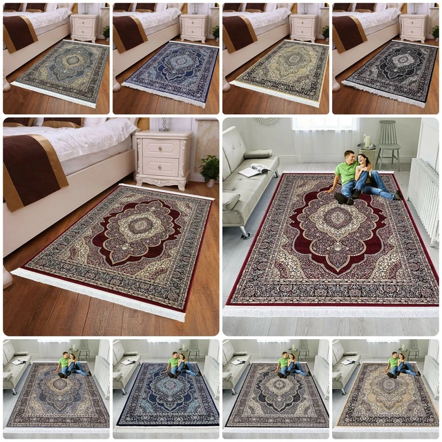 Luxus große moderne traditionelle Teppiche Schlafzimmer Wohnzimmer Flur Läufer Teppich