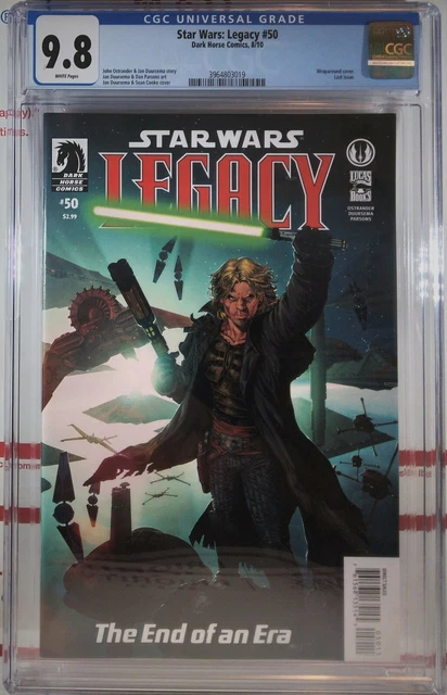 💥 CGC 9.8 NM/MT STAR WARS LEGACY #50 🔑 LAST ISSUE Luke Skywalker Mandalorian