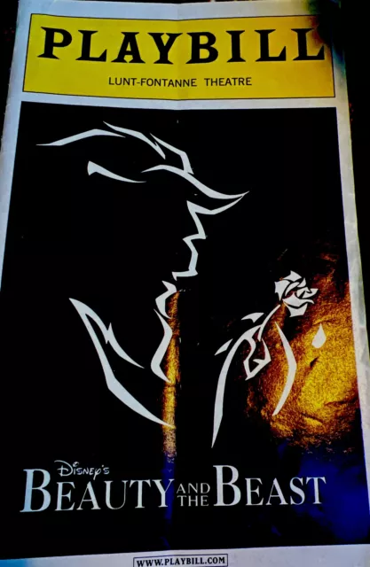 Broadway Playbill Beauty & The Beast 2004 Steve Blanchard Megan McGinnis