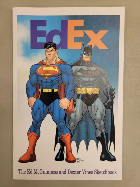 Edex Ed Mcguinness Dexter Vines Art Sketchbook 2005 Superman Batman*