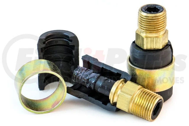 thumbnail image 2 of Tectran 70-31404 Air Brake Hose End Fitting – 3/8 NPTF For 3/8 ID J1402 Hose 2 of 5