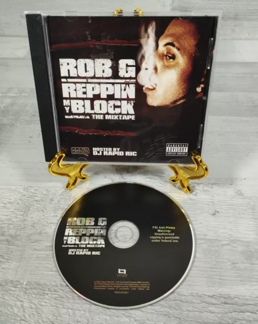 Rob G - Reppin My Block The Mixtape CD 2007 DJ Rapid Ric Hip Hop Gangsta Rap