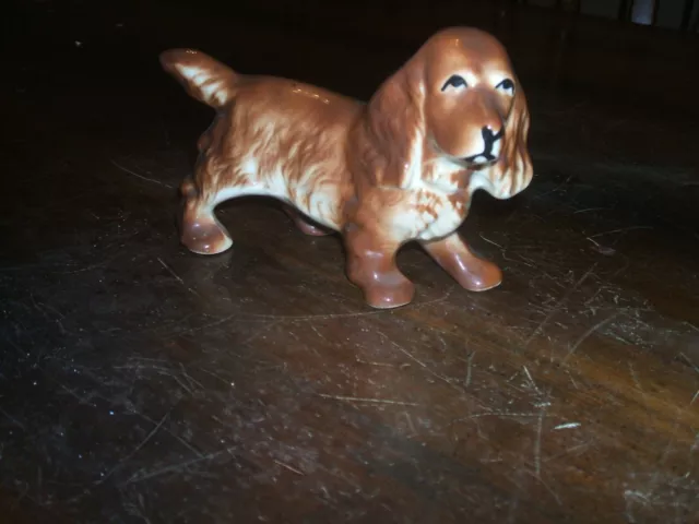 Cocker Spaniel Dog Ceramic Figurine