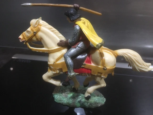 STARLUX MOYEN AGE - SOLDAT - Figurine ancienne, CHEVALIER Croisé javeline EUR 30,00 - FR