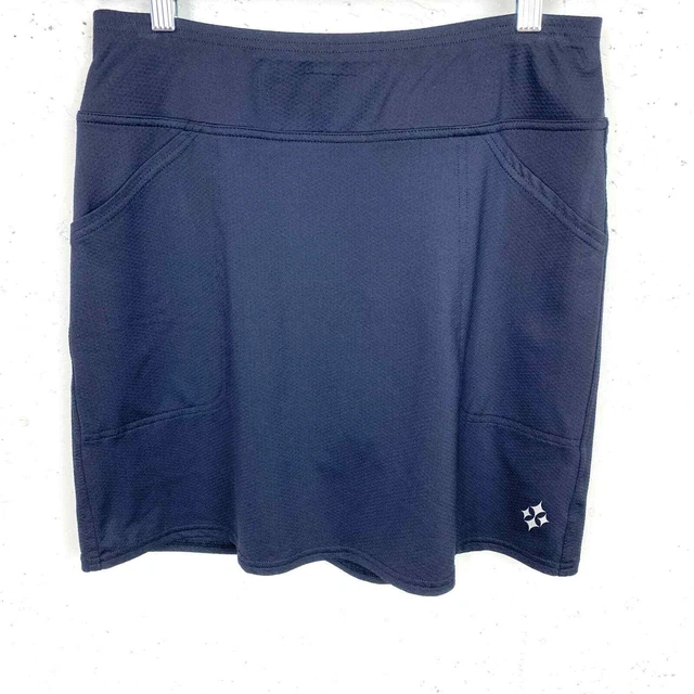 JOFIT WOMENS MINI Golf Athletic Skort Polyester Spandex Navy Blue