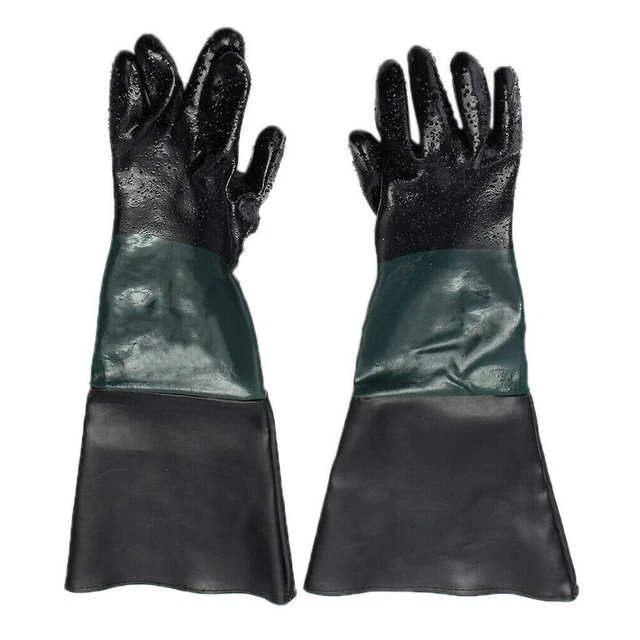 Guantes de chorro de arena Guantes Piezas Muy Prácticas Accesorios 2 Piezas Cómodo