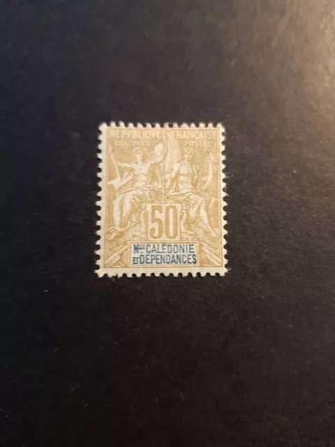 Timbre France Colonie Nouvelle Calédonie N°64 Neuf * Mh 1900 Cote 72€