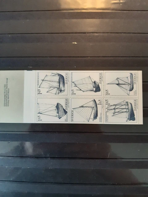 Briefmarken ,Schweden, 1981,Markenheft 83 , 1152-1157, Boote ,postfrisch
