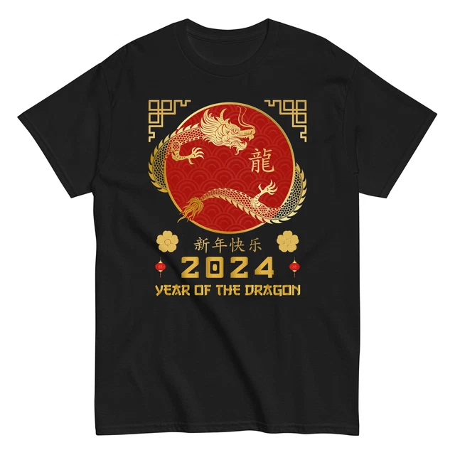 YEAR OF THE Dragon 2024 Lunar New Year Chinese New Year 2024 TShirt