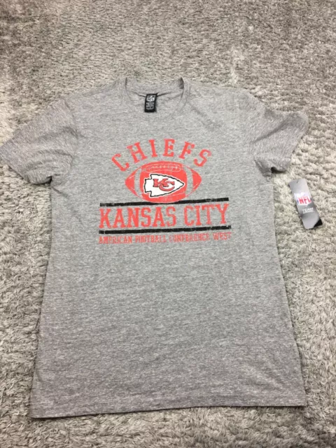 Kansas City Chiefs Shirt Womens Size Medium Gray NFL Team Apparel