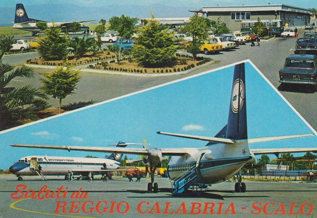 REGGIO CALABRIA SCALO - Aeroporto airport. Aereo Aircraft Flughafen