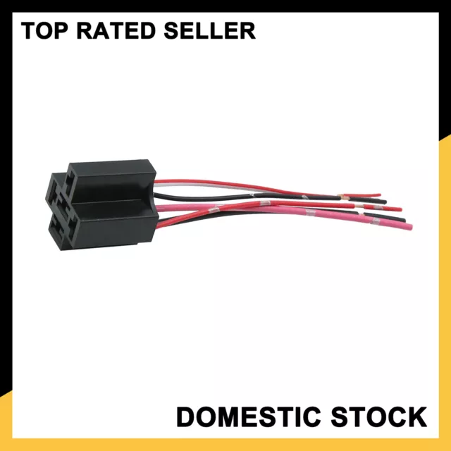 Conector de Enchufe de Arnés Enchufe de Relé de Cable de 12V DC 5 Pin para Auto