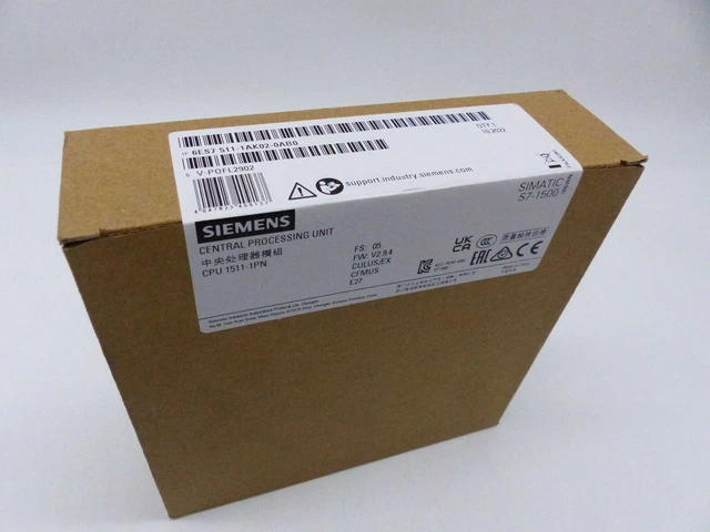 Siemens Simatic S7 Cpu 1511-1Pn 6Es7 511-1Ak02-0Ab0 Es: 5 (6396Z)