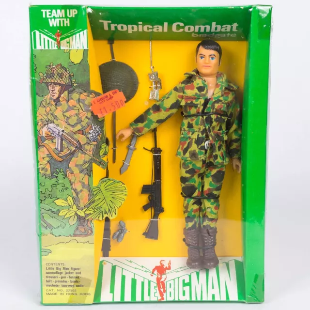 NRFB 1970s Palitoy Bradgate Little Big Man Tropical Combat figure