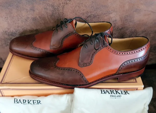 Chaussures Barker Cuir Homme. Neuves. Taille 39.5 Eu. 5.5 UK. MADE IN ENGLAND. 2