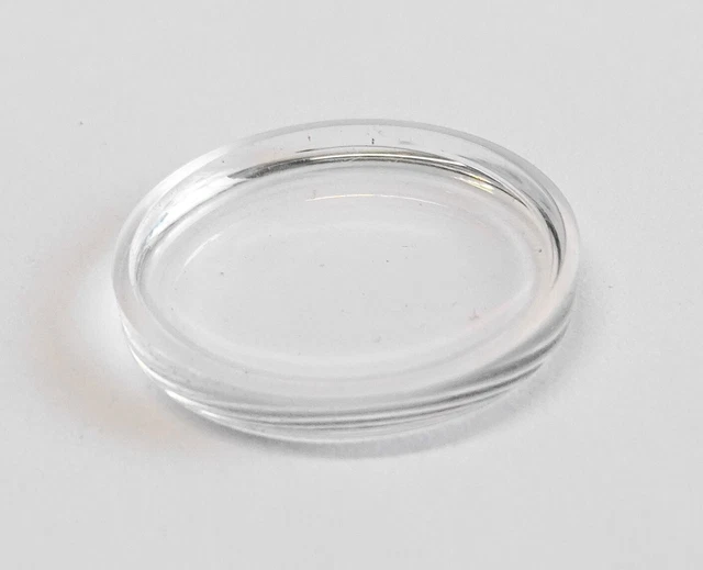 Verre De Montre Verlux Genève Rond Dessus Plat - Diamètre 32.6mm