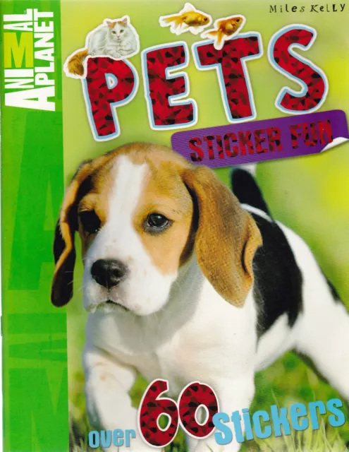 Pets Sticker Activity Book (Paperback) Kids Children's Fun Learning Book