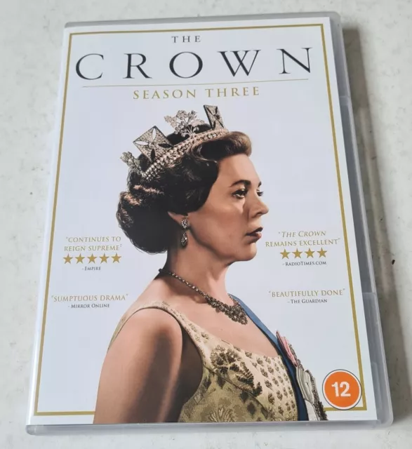 THE Crown Season 3 - Region 2 UK DVD SET