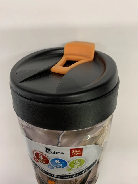 Bubba 24oz Insulated Camo Travel Cup No Handle 3 Hrs Hot/6 Hrs Cold-Flawed 2