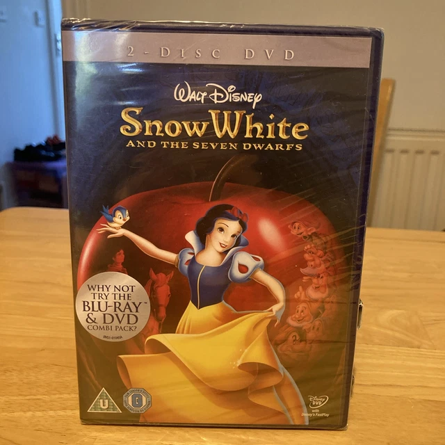 WALT DISNEY SNOW White and the Seven Dwarfs 2 Disc DVD New & Sealed £5. ...