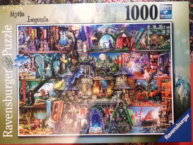 Ravensburger 'Myths and Legends' by Aimee  Stewart, 1000pc Jigsaw - complete
