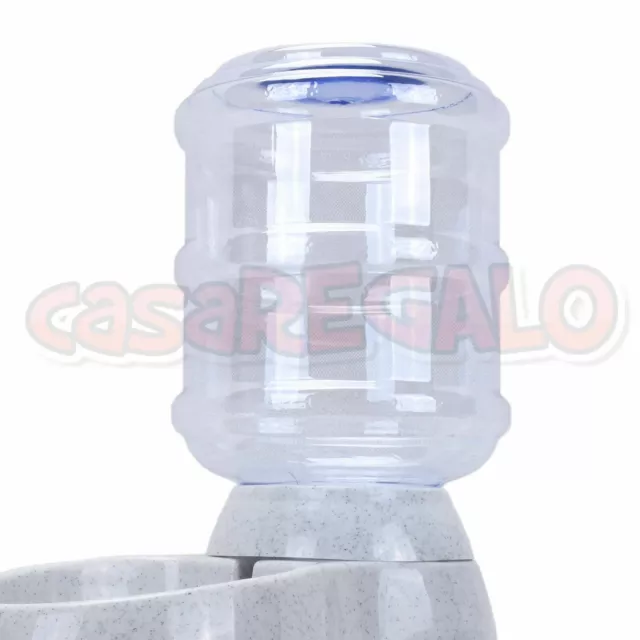 Large Automatic Pet Dog Cat Water Feeder Bowl Bottle Dispenser Plastic 3.5 L 3
