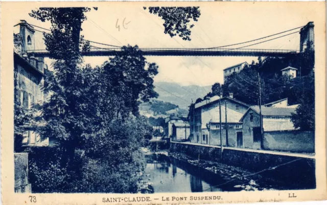 CPA Saint Claude- Pont Suspendu FRANCE (1043723)