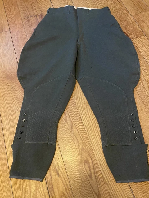 VINTAGE WWII USMC Breeches Calvary Officer s Riding Pants Jodhpurs Wool 20 00 PicClick