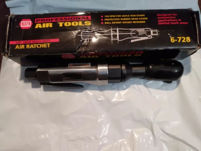 Napa Professional Air Tools 3/8" Drive Heavy Duty Air Ratchet 45 ft/lbs 6-728