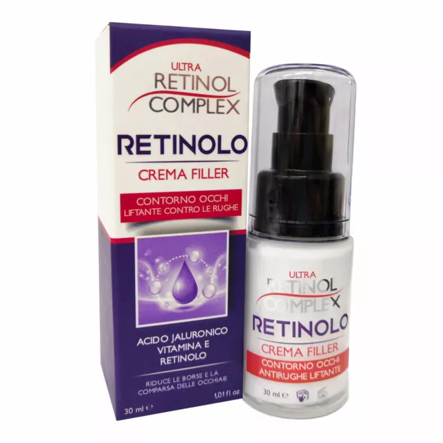Retinol Complex Ultra Crema Filler Contorno Occhi Antirughe Liftante 30Ml