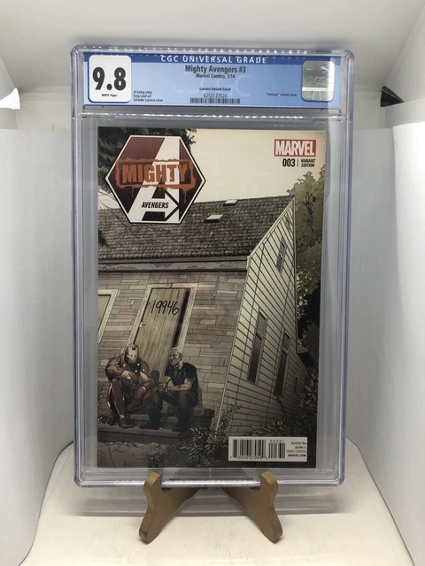 Mighty Avengers 3 CGC 9.8 Eminem Variant Cover Larroca