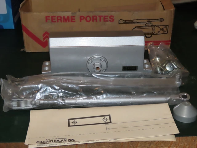 Ferme-porte Ryobi Série 70 - Gris - Neuf - Sécurité Porte