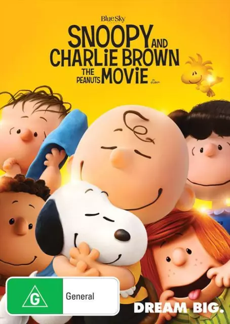 Snoopy And Charlie Brown - The Peanuts Movie (DVD, 2016) // EX-RENTAL